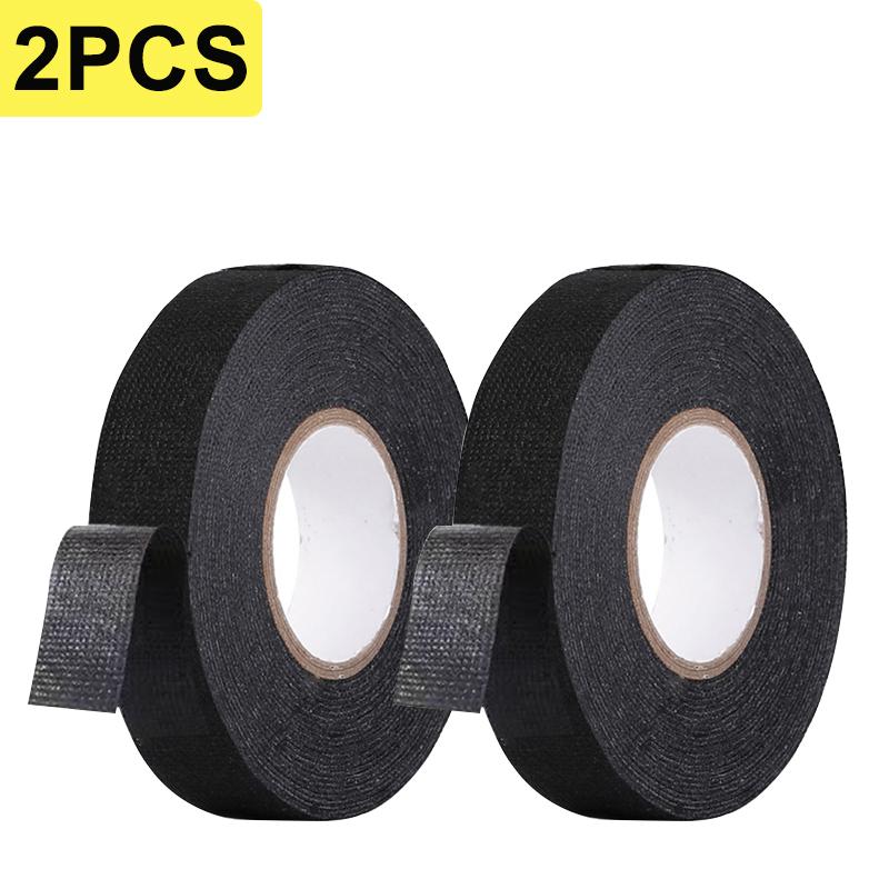 Flame Retardant Adhesive Cloth Tape Heat-resistant Fabric Base Wire Harness Tape For Home Cable Harness Wiring Loom Protection