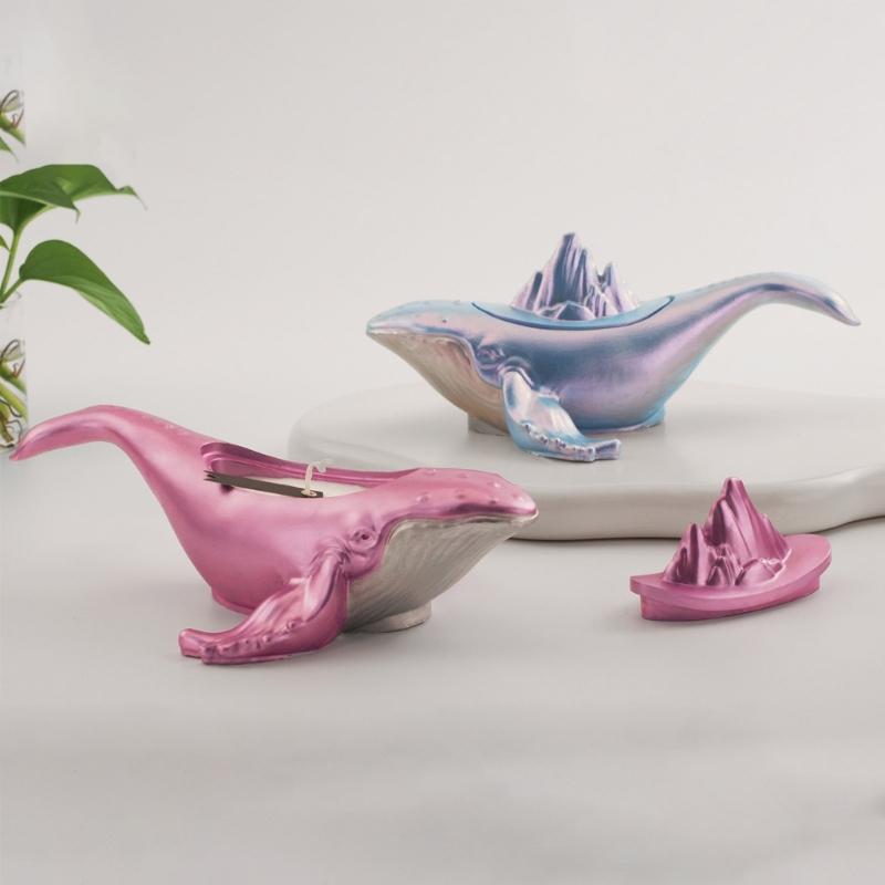 Whale Shaped Silicone Storage Box Mould Efficient Jewelry Sorting and Storing Case Mold Epoxy Resin Organizer Molds