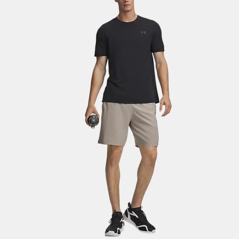 Under Armour Мужские дышащие тканые шорты для бега на открытом воздухе, свободные шорты 6015281-203