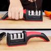 Точилка для ножей Whetstone Sharpening Professional Многофункциональная 3-ступенчатая керамическая точилка для кухонных ножей с нескользящей основой