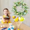 Пасхальный венок, искусственный венок из яиц для входной двери, весенний праздничный домашний декор, водонепроницаемый