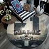 Custom Name,F1 pattern round rug,Carpet Rug for Living Room Bedroom Playroom ,Non-slip Floor Mat,Holiday Gifts and Birthday Gifts.