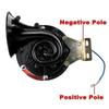 12V/24V Electric Snail Horn Universal Electronic Horn Super Loud Sound Waterproof Air Horn Car Motorcycle Truck Angry Sound On Board