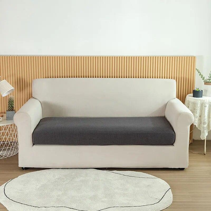 1PC Waterproof Sofa Couch Cover Elastic Seat Cushion Cover L Shaped Combination Chaise Sofa Slipcover For Living Room Home Decor