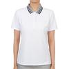 Galleria G Fore Golfwear Женская футболка с воротником и коротким рукавом G4lS23k866 Sno