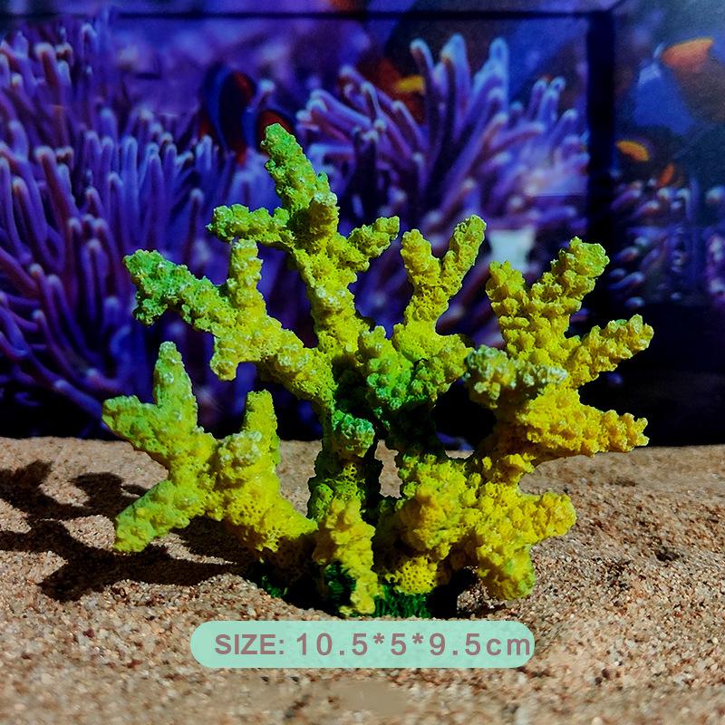 Fish Tank Aquarium Small Ornaments Colorful Simulation Coral Water Artificial Plants Aquarium Decorations Accessories Gifts