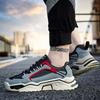 Men's Casual Shoes Running Shoes Shock-resistant Tennis Shoes Waterproof Platform Design  Artificial Leather Men Sneakers
