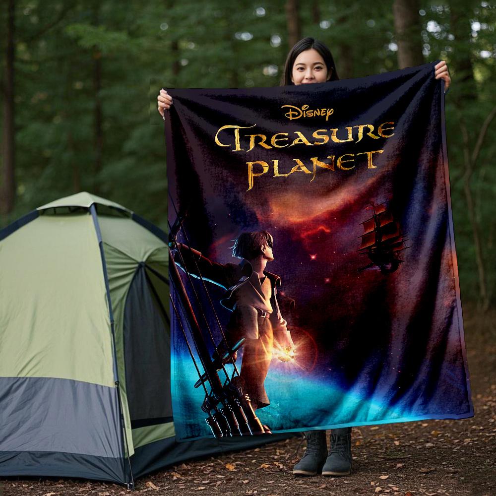 1pc, Disney Treasure Planet Blanket Soft Throw Blanket, Warm Cozy Bedding Decor, Living Room, Travel, Camping