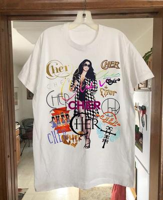 Унисекс Футболка Cher The Cher Show Концертный Тур Взрослый Полный Размер S-5XL HD961 Унисекс Футболка