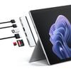 Satechi Dual USB Hub для Surface Pro Microsoft Surface Pro 9 Док-станция видеовыход USB4 зарядка 40 Гбит/с концентратор данных Type-C 9, 3.2 USB-A 10 Гбит/с,