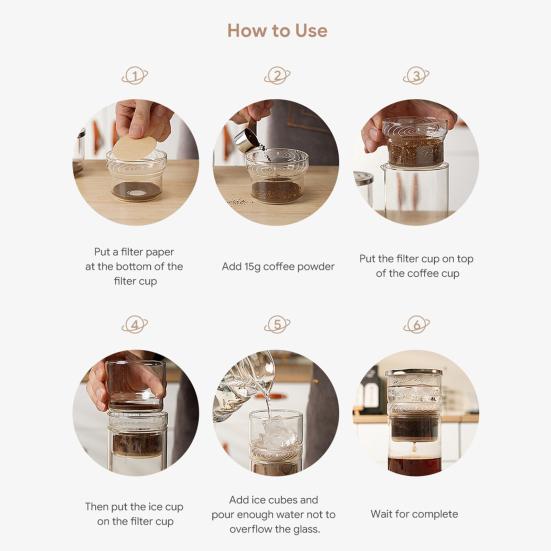 Минималистский кофейный кувшин с эффективной многоразовой фильтрацией