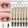 Lazy Waterproof High-gloss Eyeshadow Stick Pearl Shimmer Sleeper Silkworm Contouring Pen Natural Three-dimensional Brightening Long-lasting Makeup