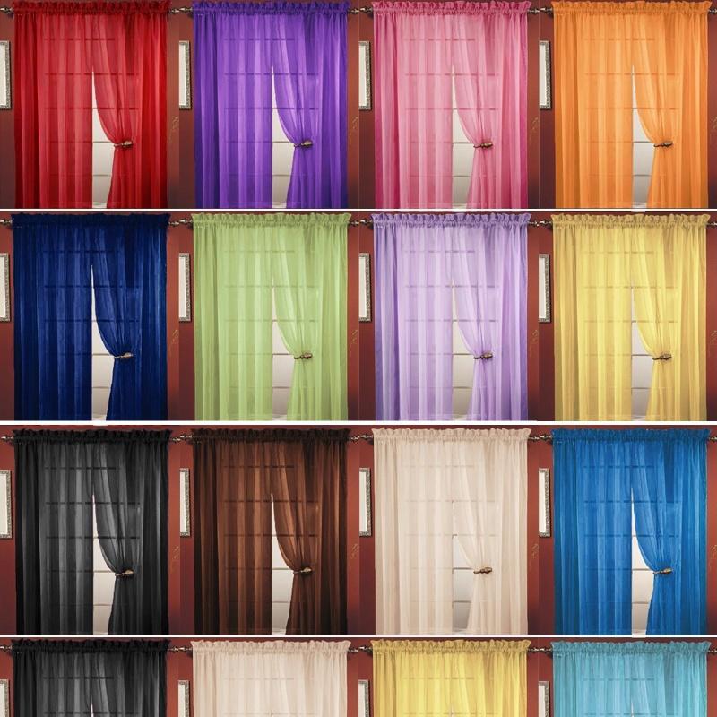 Тюль 100×200,цвета в ассортименте