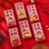 6Pcs/Set Blessing Red Pocket Cartoon Lucky Money Bags Snake Year Red Envelopes  New Year Decoration