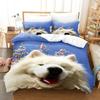 Cute Dog Bedding Set Single Twin Full Queen King Size Bed Set Aldult Kid Bedroom Duvetcover Sets 3D Print Anime Bed Sheet Set