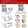 1 шт./2 шт. Крышки для чаш миксеров KitchenAid 4,5-5 кварт с наклоняемой головкой, Крышка для чаши стационарного миксера
