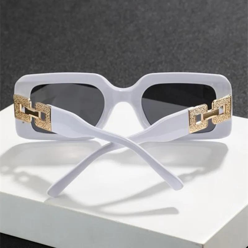 Модные роскошные дизайнерские квадратные солнцезащитные очки для мужчин и женщин, маленькие прямоугольные уличные солнцезащитные очки для женщин, винтажные солнцезащитные очки для вождения