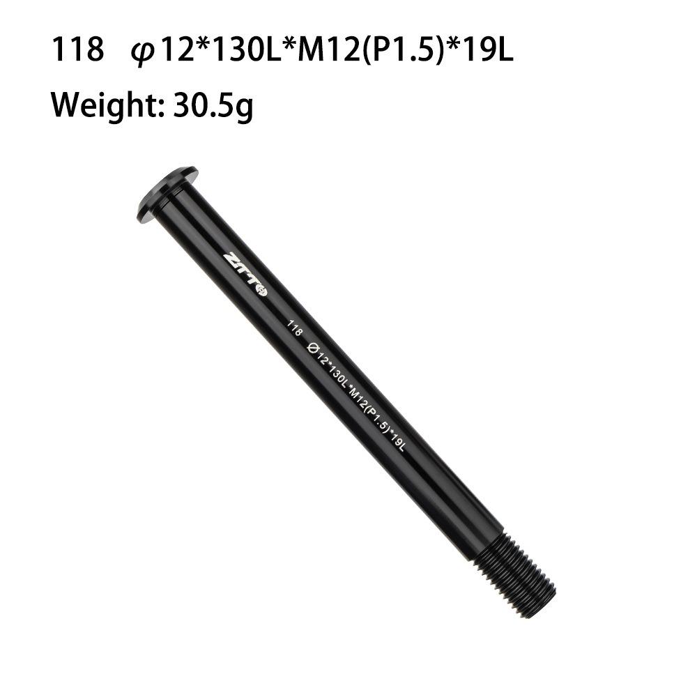 12mm Diameter Bicycle Axle 15mm Diameter Bike Quick Release Skewer Bike Thru Axle Wheel Hub