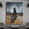 Print Canvas Home Decor Mindset Wall Art Cat Painting Modular Reflection Poster Animal Modern Nordic Picture Living Room