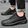 Handmade Leather Shoes Men Casual Sneakers Driving Shoe Men Leather Loafers Men Shoes Hot Sale Moccasins Tooling Shoe Footwear