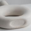 Nordic White Unglazed Ceramic Vase - Desktop Decorative Ornament