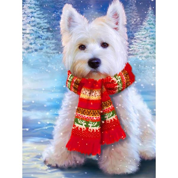 5D DIY Алмазная картина Набор Милый щенок Искусство Алмазная вышивка Стразы Украшения для дома