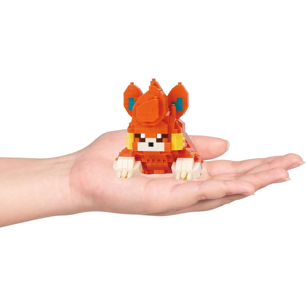 Kawada Nano Block Карманный Монстр Памо 4x14x18 см Строительный Набор для Возраста 12+