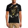 Men's Torn T-Shirt Lion King of Jungle - Funny Shirt for Men