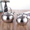 Stainless Steel Water Kettle With Heat Resistant Handle Portable Camping Coffee Pot Teapot With Filter Kitchen Outdoor Cookware