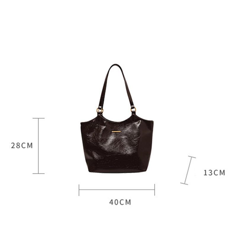 Дизайнерские наплечные сумки для женщин Большая вместительная сумка-тоут Зимняя винтажная однотонная на молнии Дорожная ретро-сумка кошелек CLE