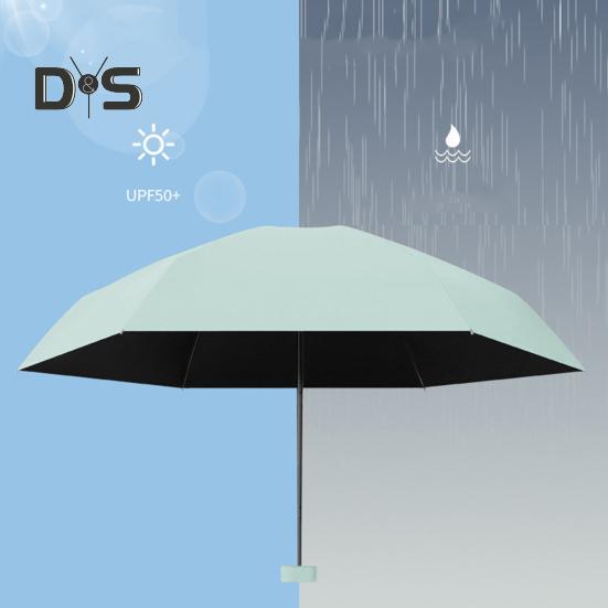 Мини-зонт с защитой от УФ-излучения, портативный солнцезащитный зонт, ветрозащитный, легкий, водонепроницаемый, складной зонт от солнца и дождя, карманный дорожный зонт