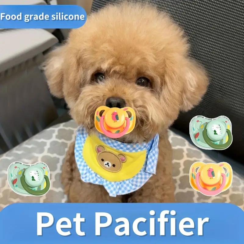 1 шт. Силиконовая соска для питомца, Успокаивающая соска для питомца, Игрушка для жевания, Принадлежности из пищевого силикона KTY