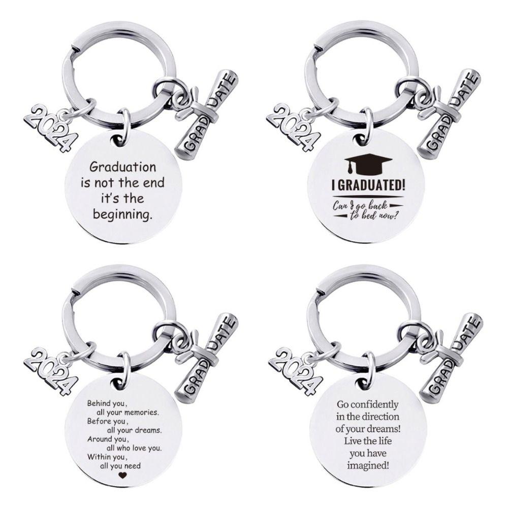 Брелок для ключей «Выпускной» 2024 года, брелок «Докторская шляпа» 2024 года, поздравление