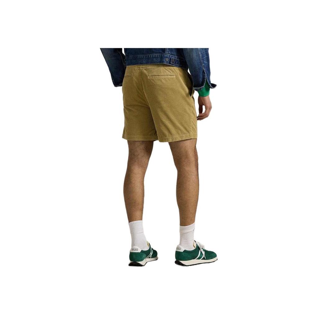 Polo Ralph Lauren Однотонные шорты с кулиской средней посадки для мужчин, повседневные шорты, коричневые MNPOSHO14G20529-250