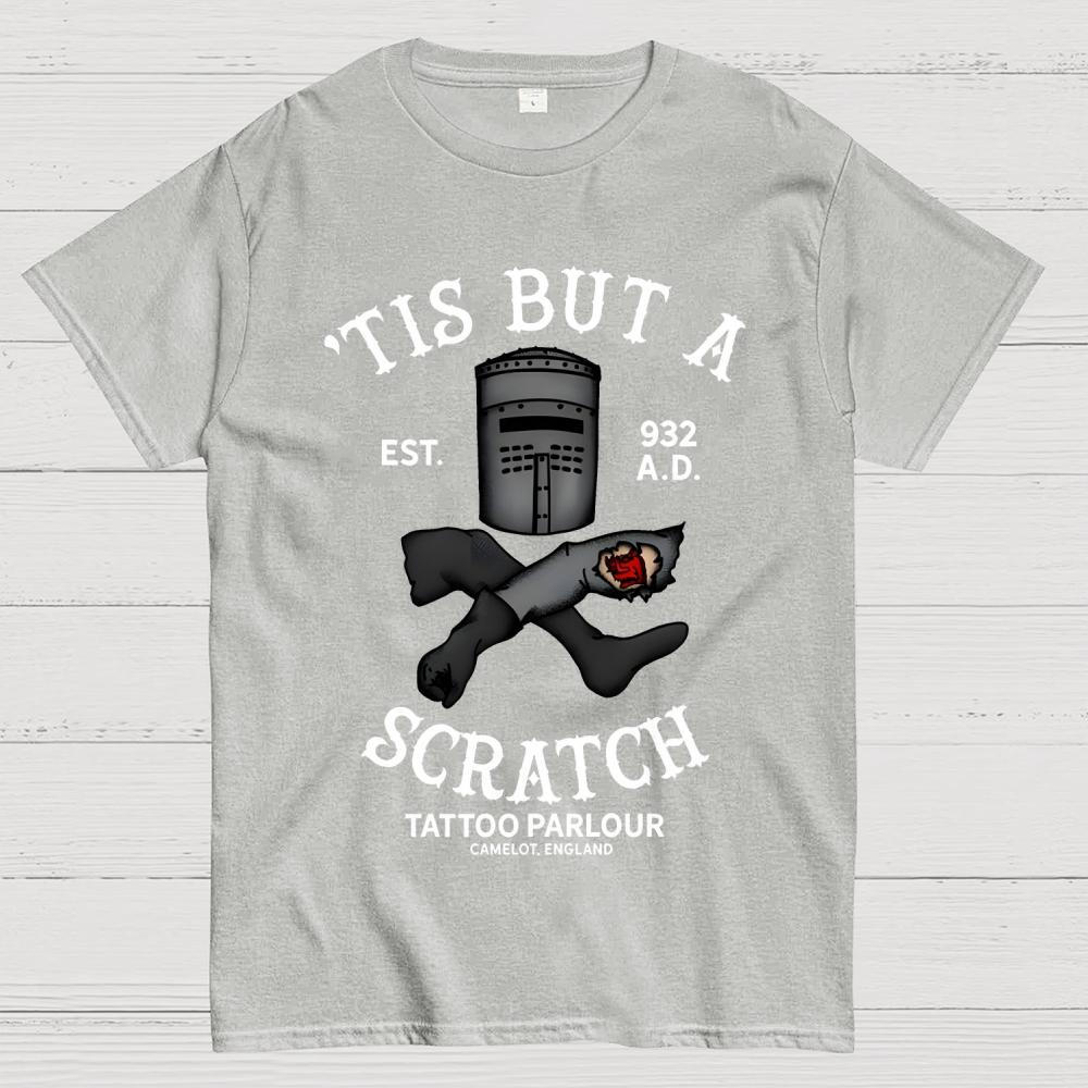 TIS BUT A SCRATCH Unisex 100% Cotton Summer Casual Cool Loose T-Shirt