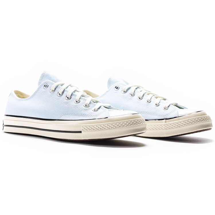 Converse Chuck 70 Low Agate Blue Unisex Sneakers Black Egret Pastel-Blue 167701C