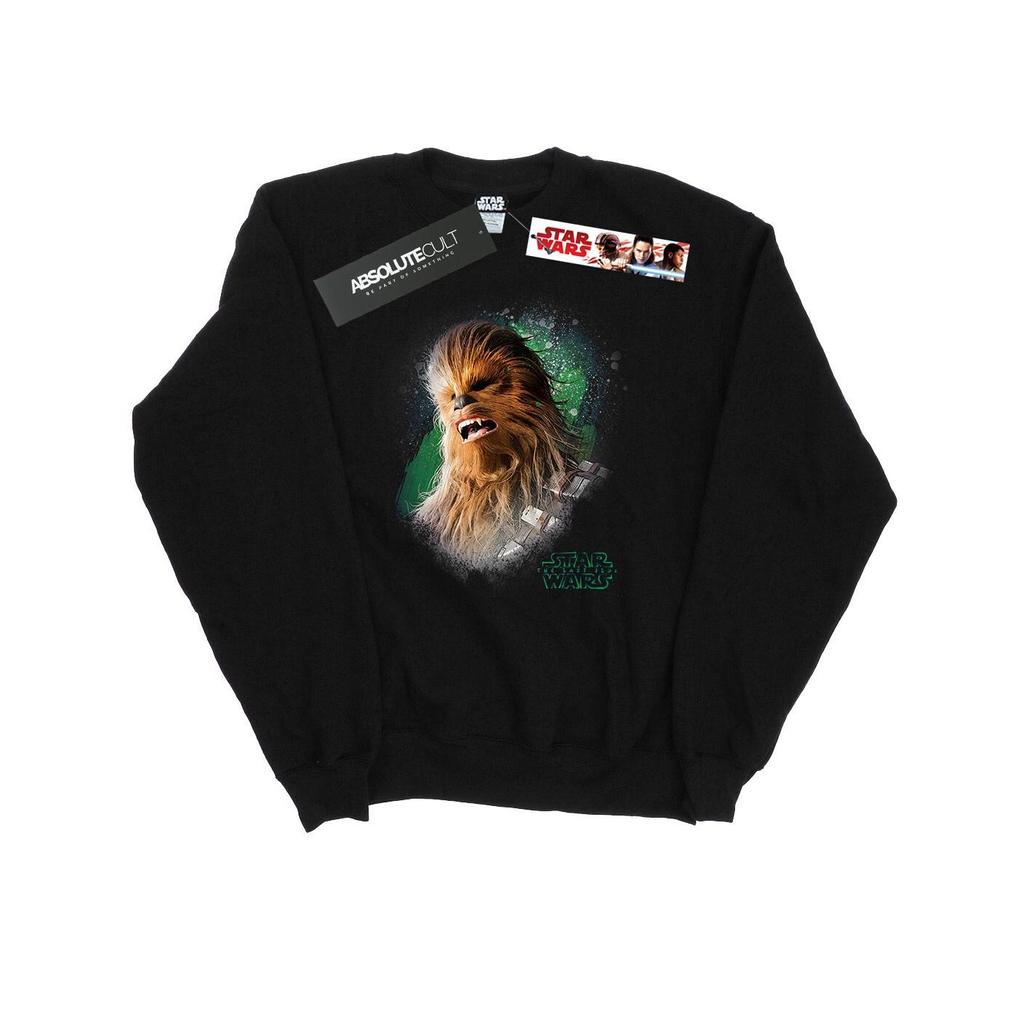 Star Wars Mens The Last Jedi Chewbacca Brushed Sweatshirt