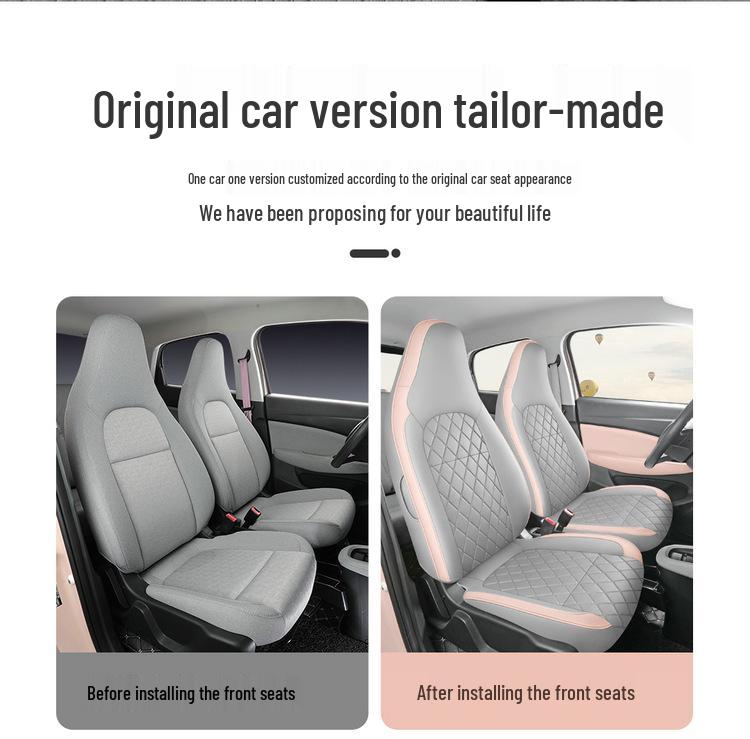 Leapmotor T03 Universal Leather Car Seat Cushion Set - All-Season Fit