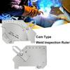 Inch/mm Cam Type Weld Inspection Ruler Adjustable Accurate Fillet Weld Gauges Multi-purpose Portable