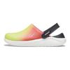 Crocs Клоги слипоны LiteRide EVA с логотипом Унисекс Обувь Синий Оранжевый Градиент 206597-3T9