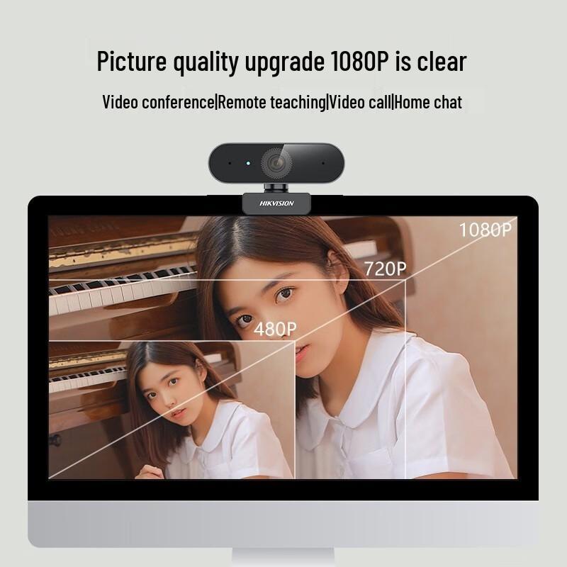 Hikvision U12 HD Plug and Play Webcam