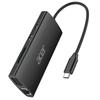 USB-C хаб Acer Type-C 9-в-1 Док-станция с поддержкой USB PD 100 Вт, порт HDMI 4K, порт VGA 1080p, высокоскоростная передача данных 5 Гбит/с, порт USB-A, Ether