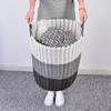 Rattan-Style Laundry Basket Foldable Dirty Clothes Basket Portable Wicker Baskets