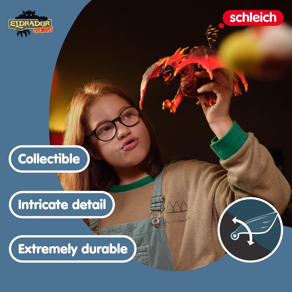 Schleich Фигурка дракона лавы Эльдорадо 70138