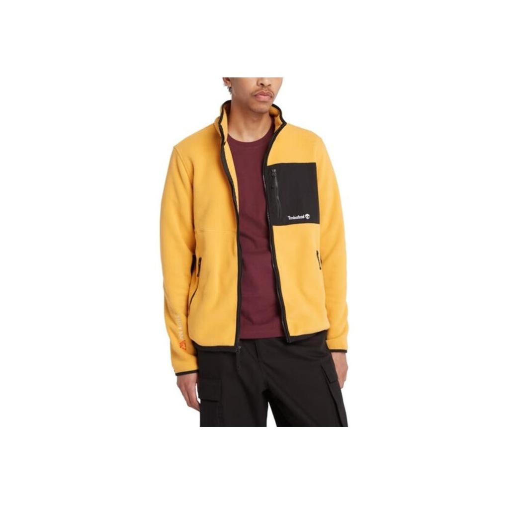 Timberland AF Outdoor Archive Re-Issue Stand Collar Fashion Versatile Long Sleeve Jacket Men jackets Yellow A2M3H-723