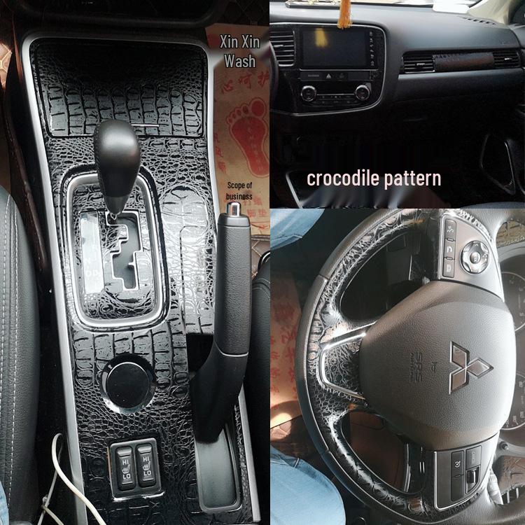 Mitsubishi Outlander 16-20 Carbon Fiber Interior Stickers