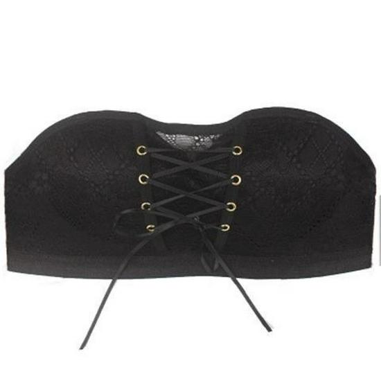 Кружевной бюстгальтер пуш-ап без бретелей Viala B - Без косточек, регулируемый, сексуальный дизайн спинки, нижнее белье для маленькой груди