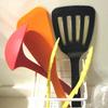 Nagao Tsubame-Sanjo Kitchen Utensil Set (4 Pieces): Spatula, Ladle, Tongs, and Spatula, Multicolor, Made in Japan