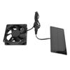 Solar Panel Exhaust Fan Kit 0.8W Polycrystalline Silicon Quiet Solar Cooling Ventilation DC Fan for 