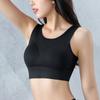 New Seamless Dispensing Sports Underwear Women's Shockproof Running Yoga Vest Mesh Beauty Back Gather Bra Can Be Worn Outside